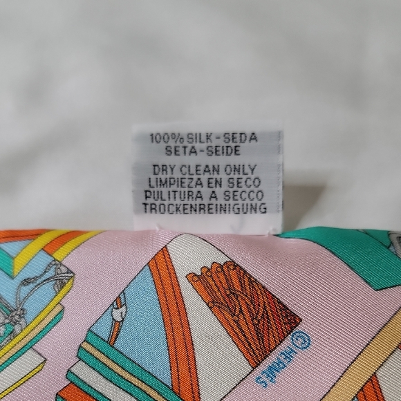Hermes Springs Springs Silk Twilly Scarf In Multicolor Design - Picture 4 of 4